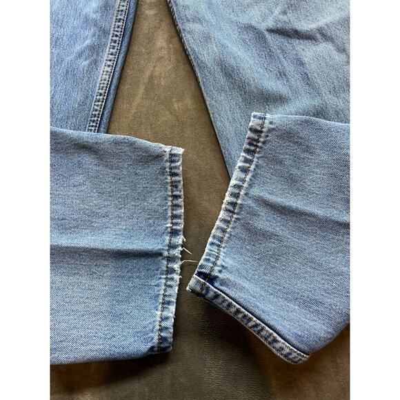 Vintage Levis 560 Jeans Mens 42x32 Blue Denim Pants Cotton Comfort Fit Baggy Y2K - Picture 3 of 7